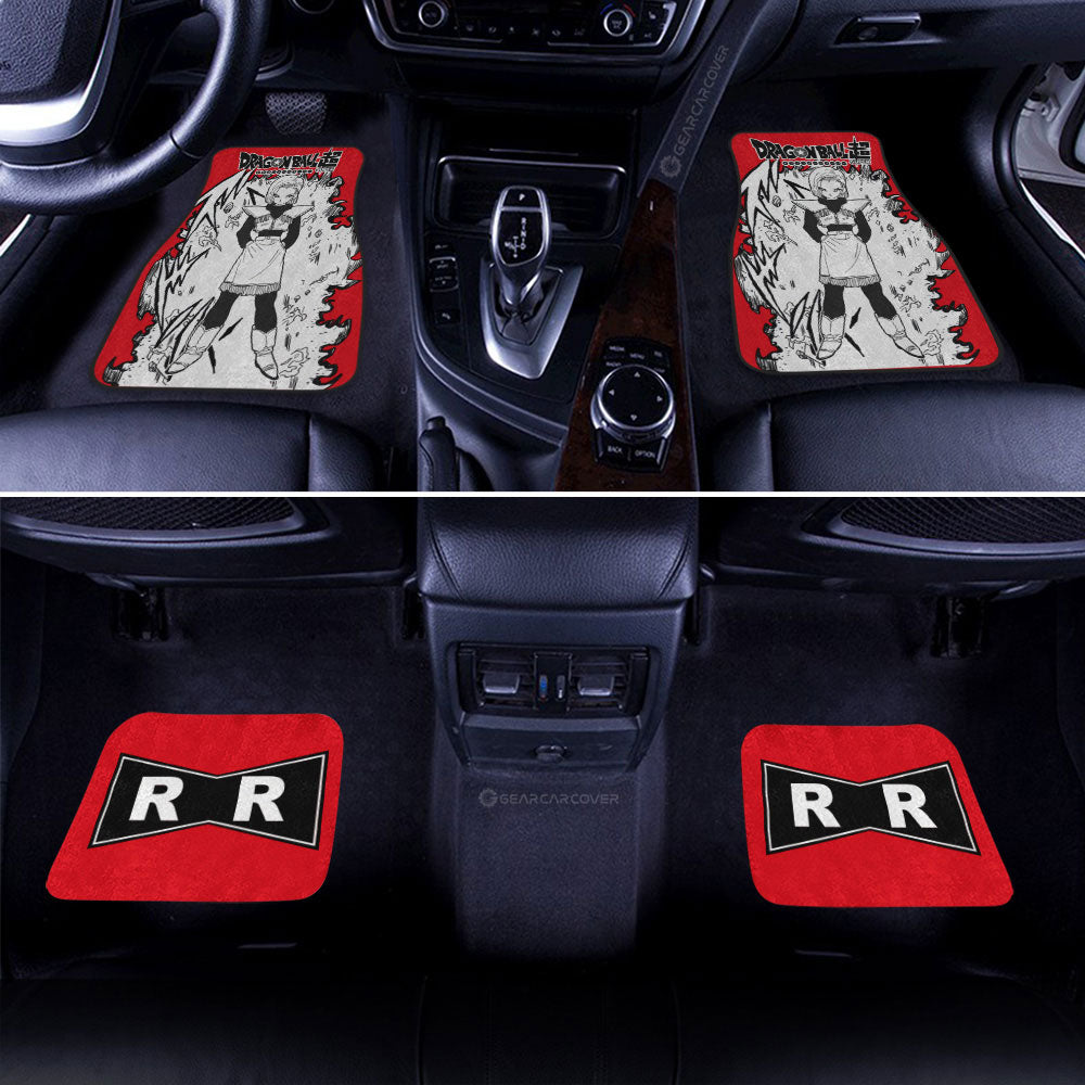 Dragon Ball Car Mats Android 18 Car Floor Mats Car Manga Style For Fans Car Floor Mats