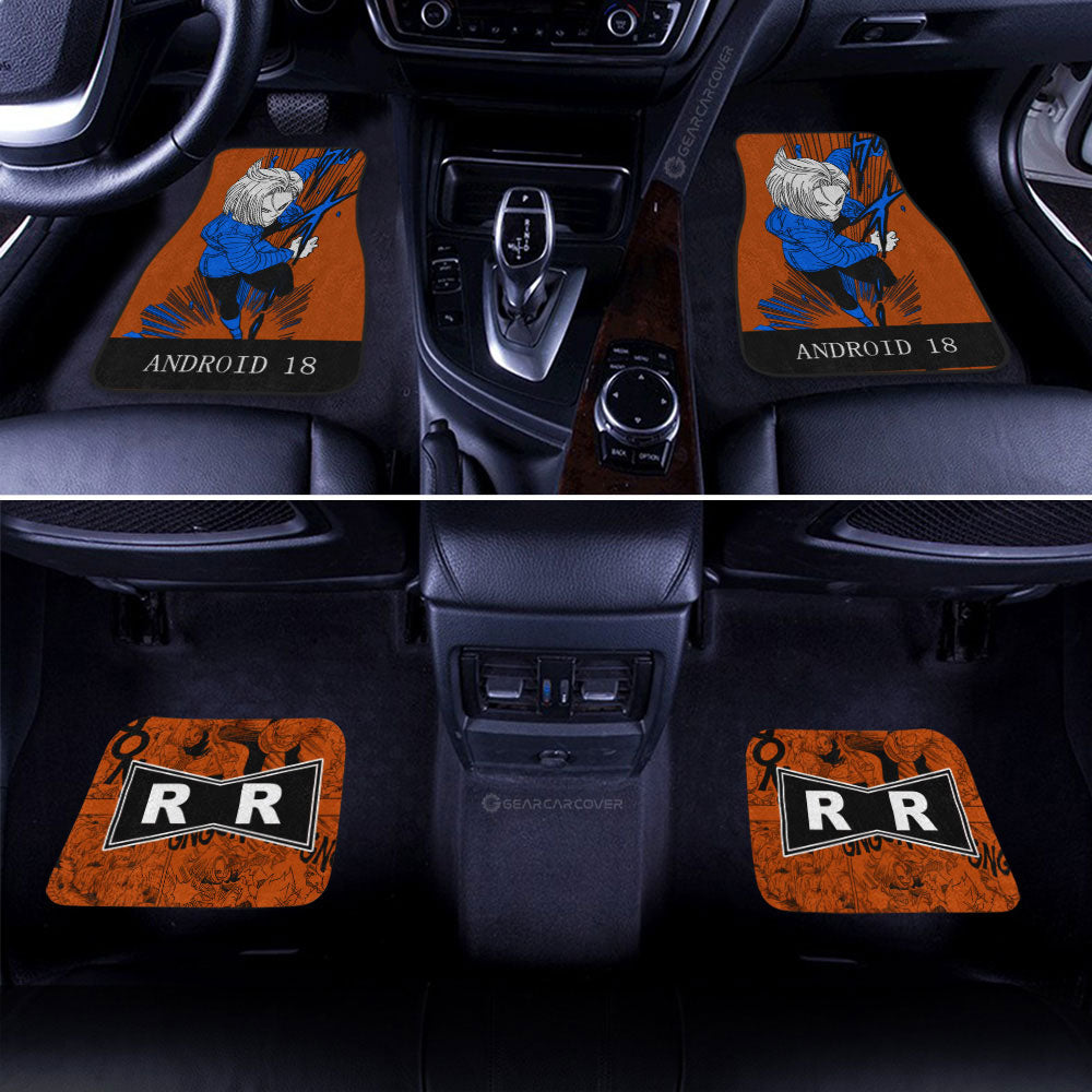 Dragon Ball Car Mats Android 18 Car Floor Mats Dragon Ball Anime Manga Color Style Car Floor Mats