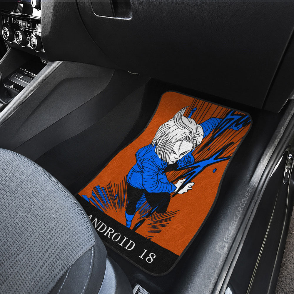 Dragon Ball Car Mats Android 18 Car Floor Mats Dragon Ball Anime Manga Color Style Car Floor Mats