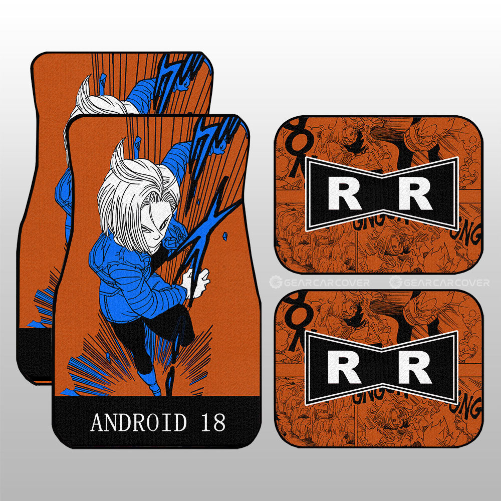 Dragon Ball Car Mats Android 18 Car Floor Mats Dragon Ball Anime Manga Color Style Car Floor Mats