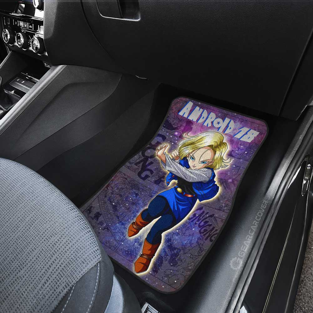 Dragon Ball Car Mats Android 18 Car Floor Mats Galaxy Style Car Floor Mats