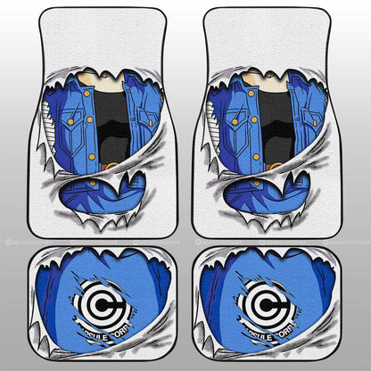 Dragon Ball Car Mats Android 18 Uniform Car Floor Mats Dragon Ball AnimeFloor Mats