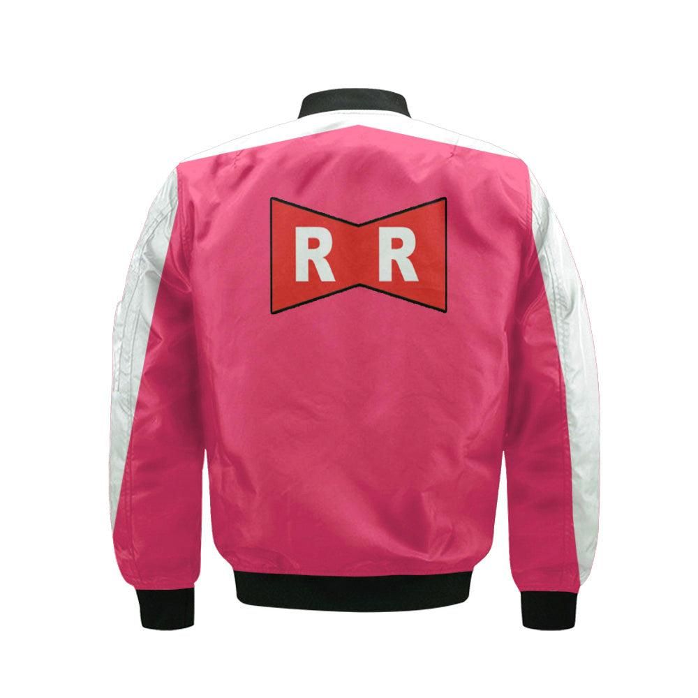 Dragon Ball Bomber Jacket Android 18 Armor Suit Costume Bomber Pink Unisex