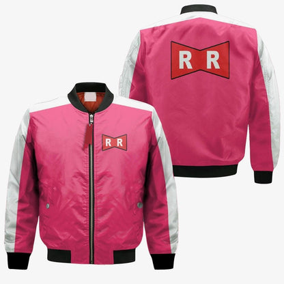 Dragon Ball Bomber Jacket Android 18 Armor Suit Costume Bomber Pink Unisex