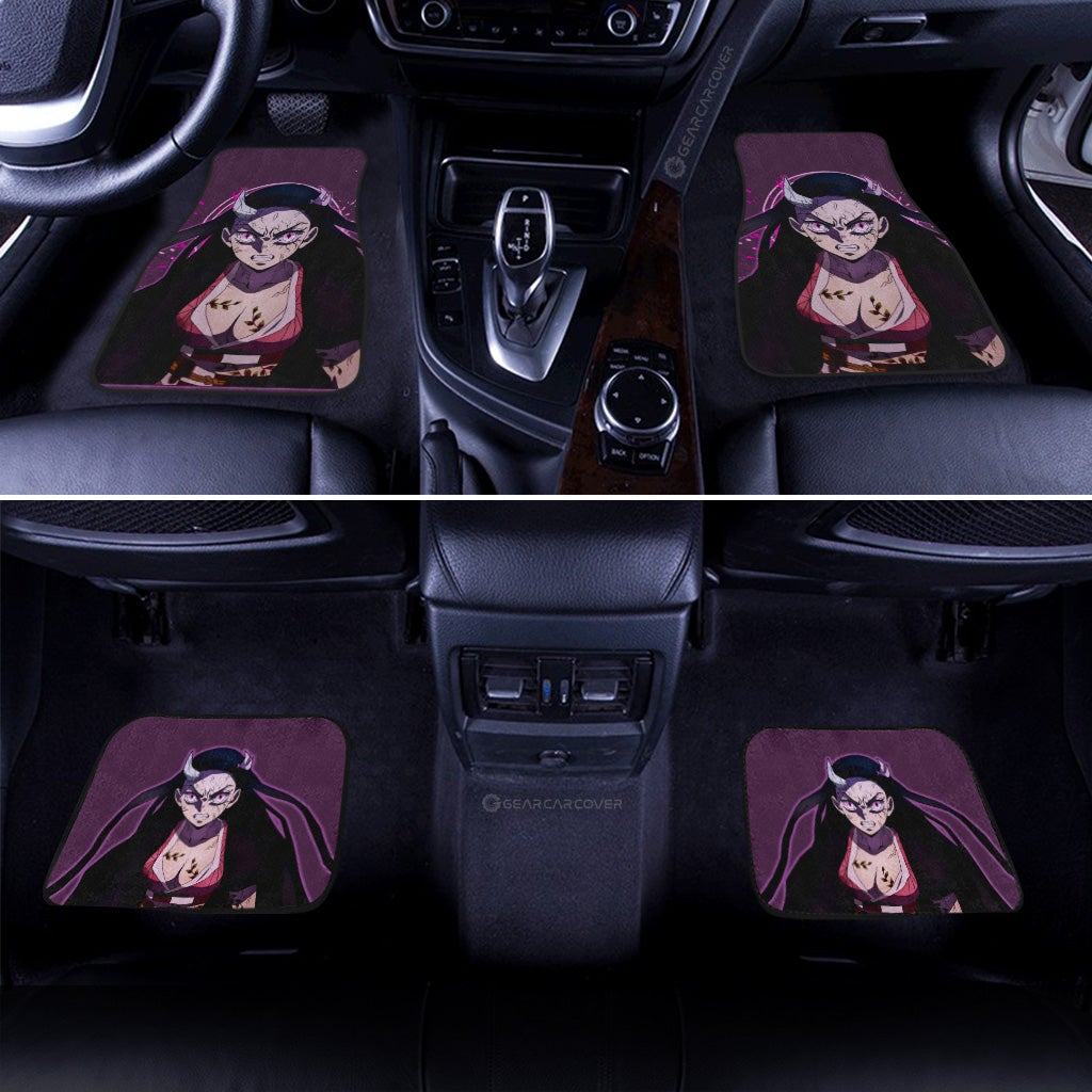 Demon Slayer Car Mats Anime Sexy Girl Nezuko Car Floor Mats Demon Slayer Anime Floor Mats