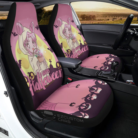 Sailor Moon Car Seat Covers Sailor Chibi Moon Happy Halloween Seat Covers Black Pink