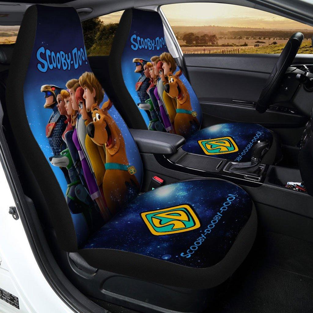 Scooby Doo Car Seat Covers Scooby Doosy Doo Team Graphic Seat Covers Blue