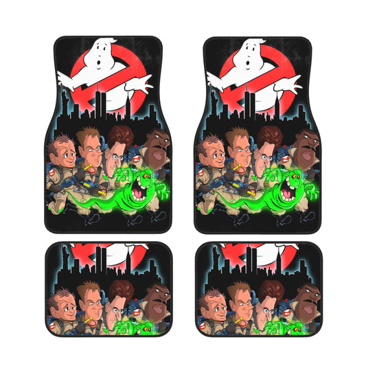 Ghostbusters Car Floor Mats Ghostbusters Symbol Characters Slimer Cartoon Car Mats