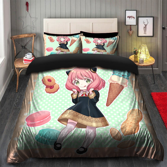 Anya Forger Icecream Spy x Family Bedding Set