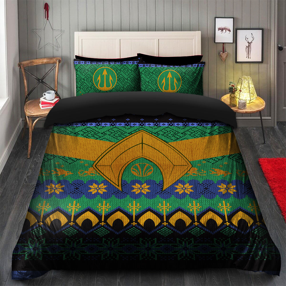 Aquaman Christmas Bedding Set