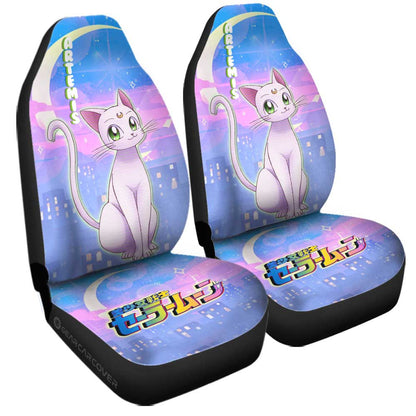 Sailor Moon Car Seat Covers Sailor Moon Artemis Cat Graphic Seat Covers Purple