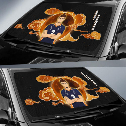 Asahi Azumane Car Sunshade Custom For Fans