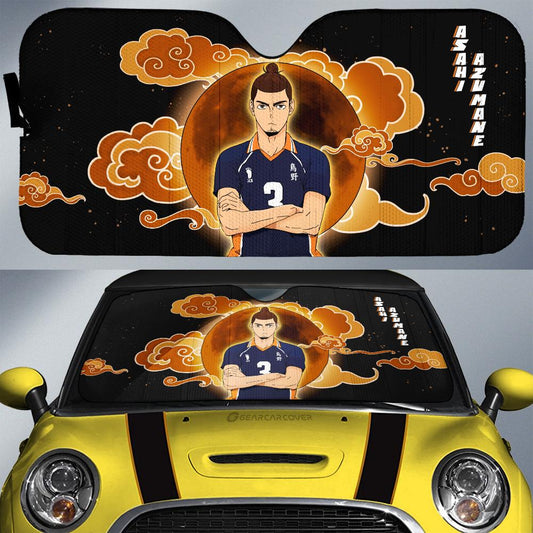Asahi Azumane Car Sunshade Custom For Fans