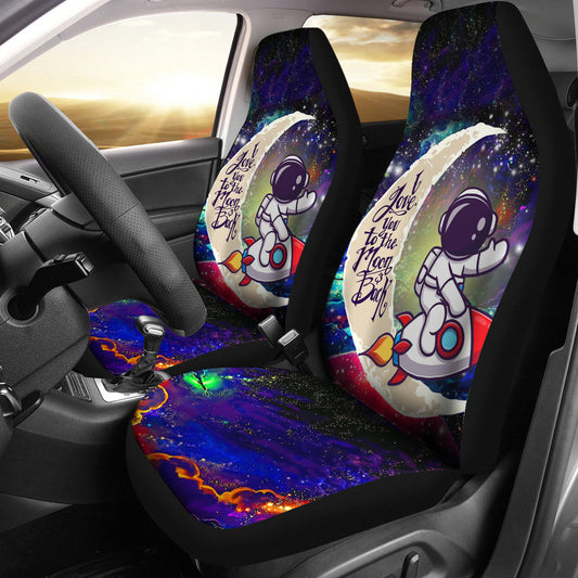 Astronaut Car Seat Covers Astronaut Chibi Love You To The Moon Seat Covers Colorful