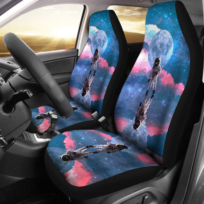 Astronaut Car Seat Covers Astronaut Dream Moon And Galaxy Seat Covers Colorful