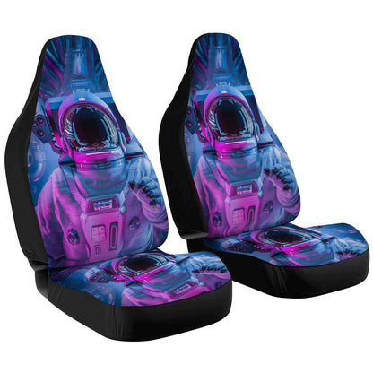 Astronaut Car Seat Covers Astronaut Futuristic Graphic Seat Covers Pink Blue