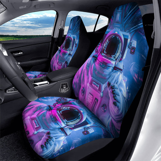 Astronaut Car Seat Covers Astronaut Futuristic Graphic Seat Covers Pink Blue