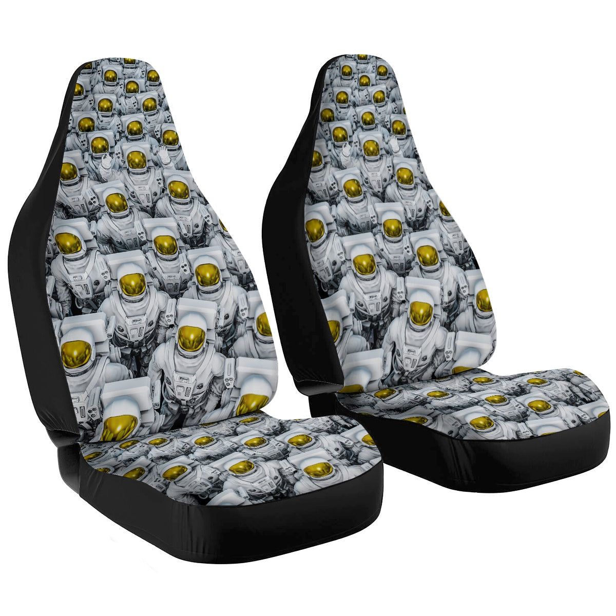 Astronaut Car Seat Covers Group Of Astronaut Pattern Seat Covers White