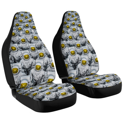 Astronaut Car Seat Covers Group Of Astronaut Pattern Seat Covers White