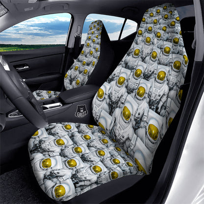 Astronaut Car Seat Covers Group Of Astronaut Pattern Seat Covers White