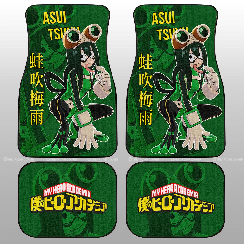 My Hero Academia Car Mats Asui Tsuyu Car Floor Mats