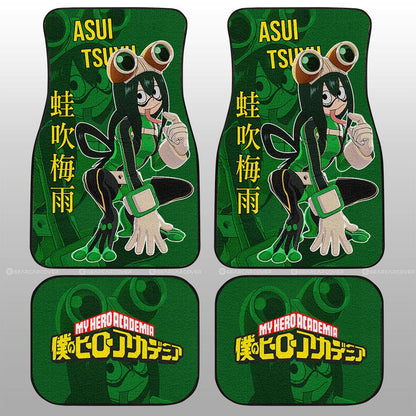 My Hero Academia Car Mats Asui Tsuyu Car Floor Mats