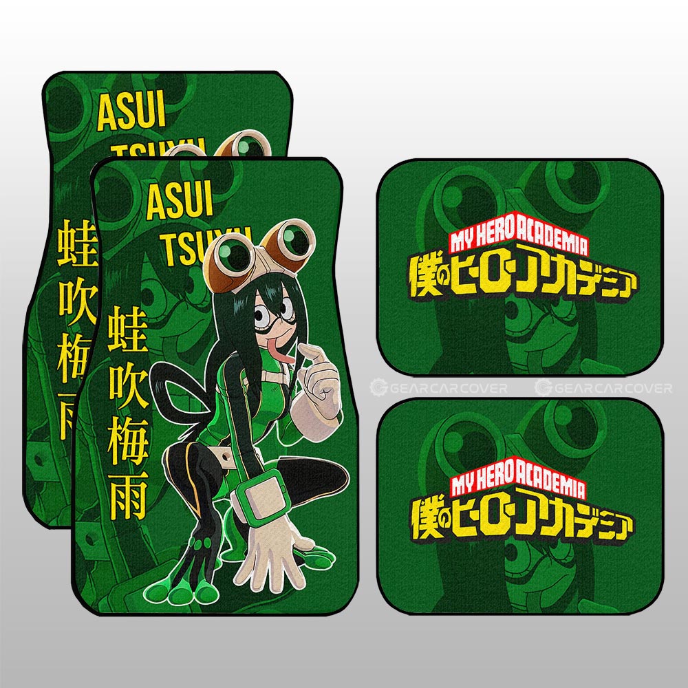 My Hero Academia Car Mats Asui Tsuyu Car Floor Mats