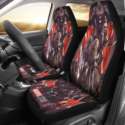 MV Car Seat Covers All MV Avengers Villains Seat Covers Red Gray