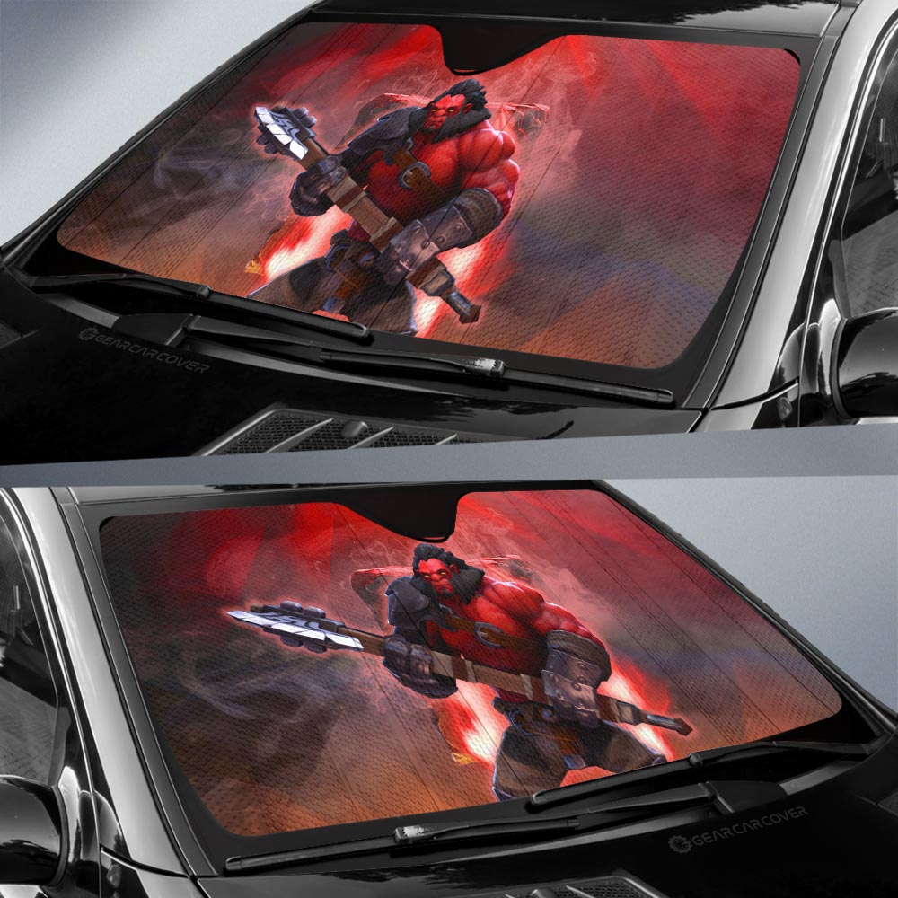 Axe Car Sunshade Custom Car Accessories