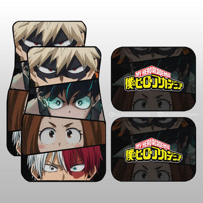 My Hero Academia Car Mats BNHA Heroes Eyes Car Floor Mats