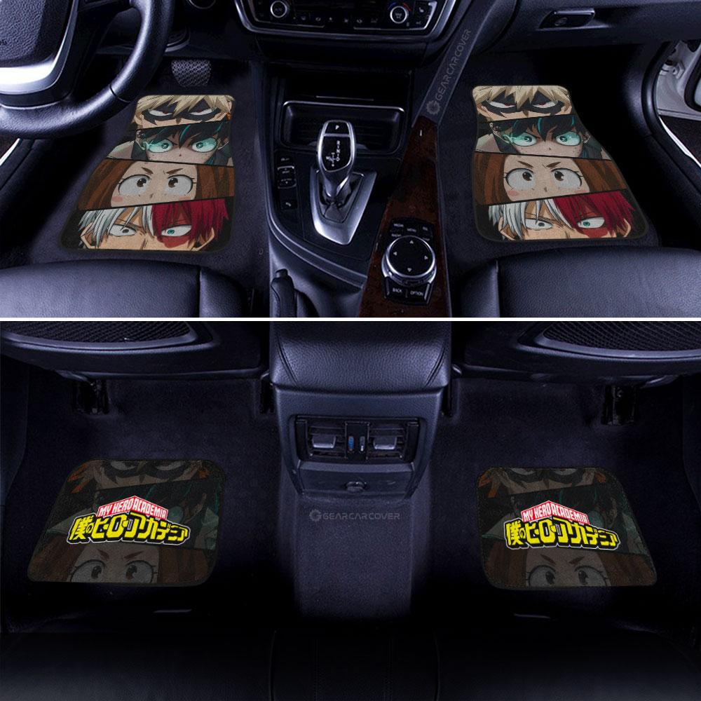 My Hero Academia Car Mats BNHA Heroes Eyes Car Floor Mats