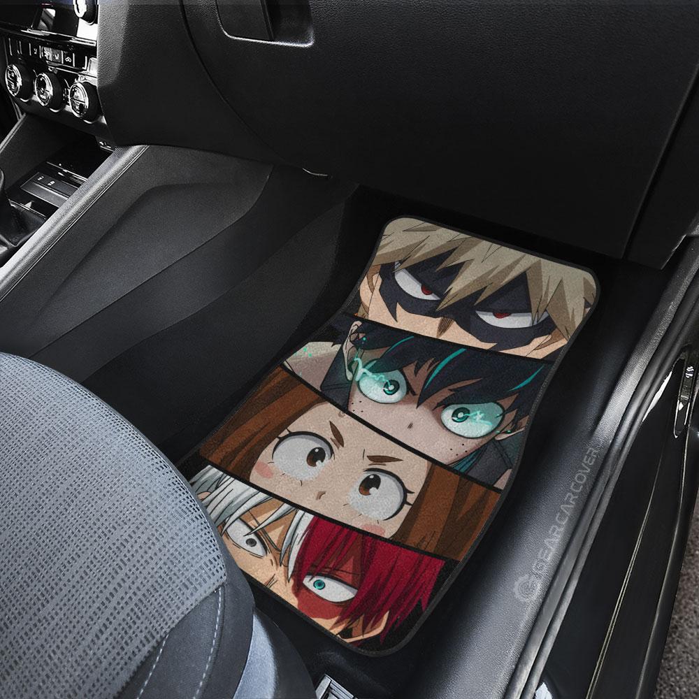 My Hero Academia Car Mats BNHA Heroes Eyes Car Floor Mats