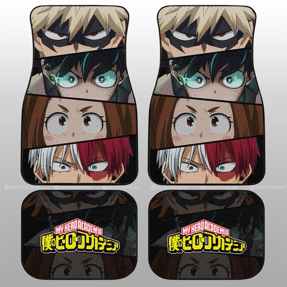 My Hero Academia Car Mats BNHA Heroes Eyes Car Floor Mats