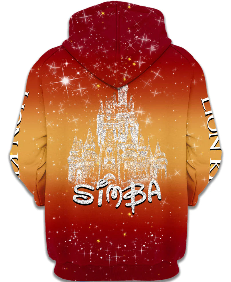 LK Hoodie DN Castle Simba Baby Lion Hoodie Orange Unisex