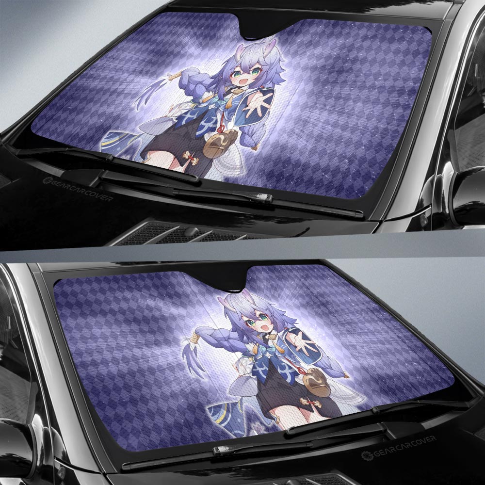 Bailu Car Sunshade Custom Honkai Star Rail Car Accessories
