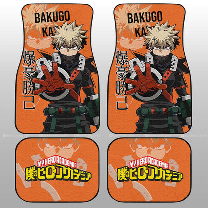 My Hero Academia Car Mats Bakugo Katsuki Car Floor Mats