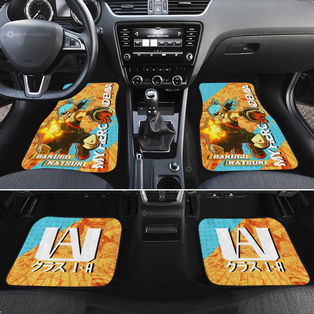 My Hero Academia Car Mats Bakugo Katsuki Car Floor Mats