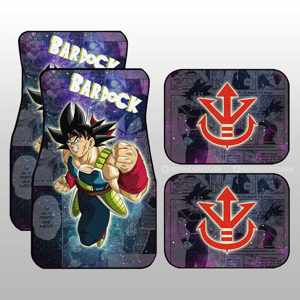 Dragon Ball Car Mats Bardock Car Floor Mats Car Manga Galaxy Style Car Floor Mats