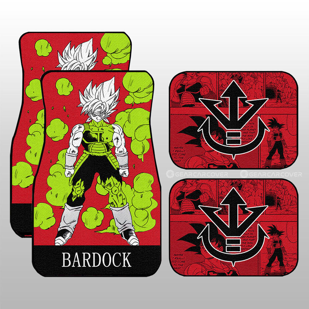 Dragon Ball Car Mats Bardock Car Floor Mats Dragon Ball Anime Manga Color Style Car Floor Mats