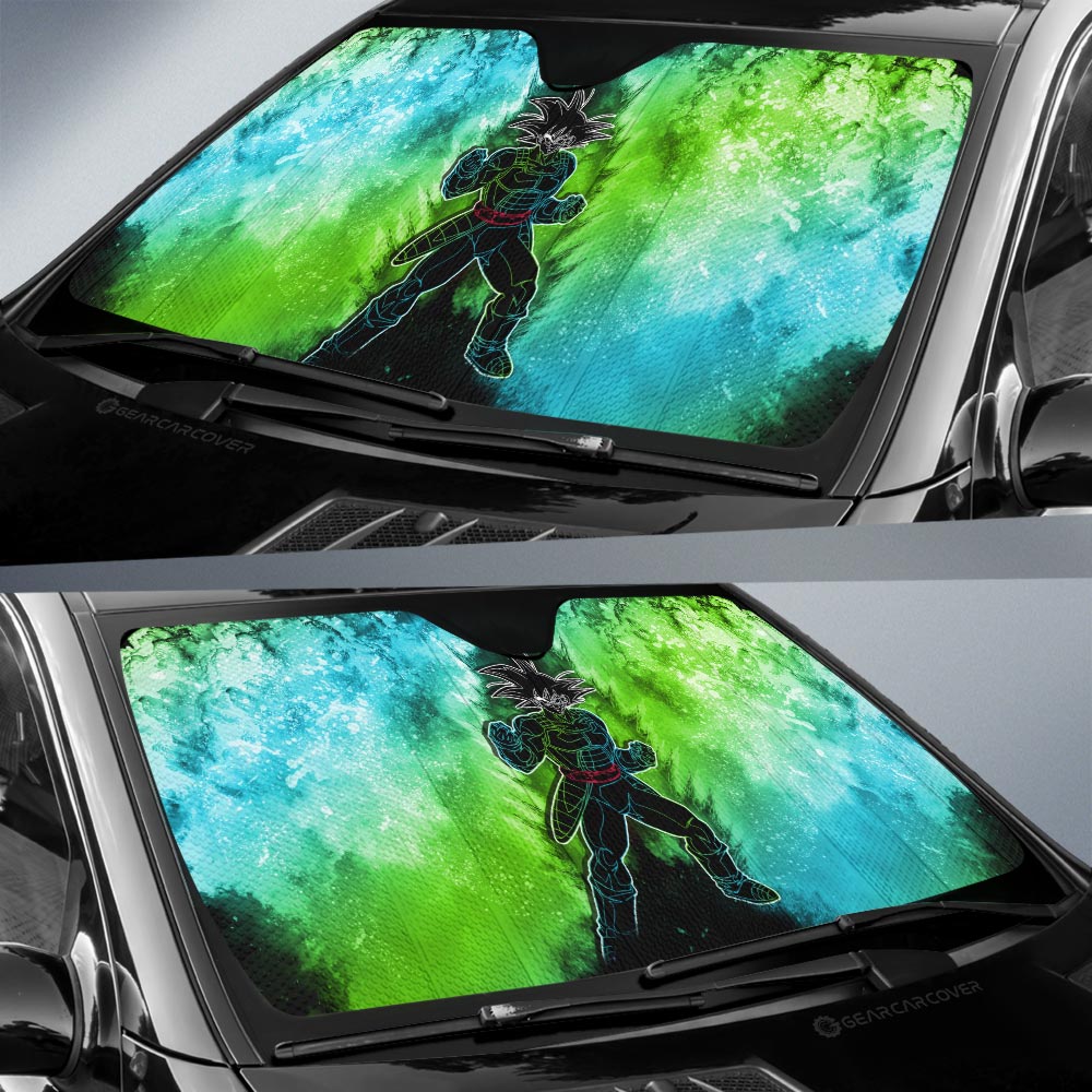 Bardock Car Sunshade Custom Anime Car Accessories
