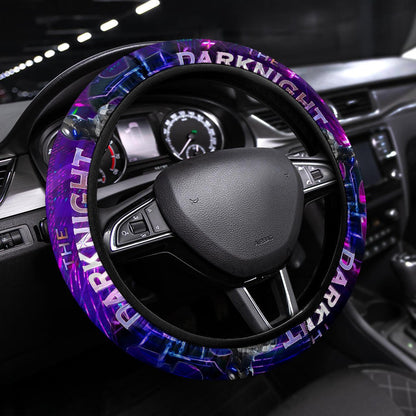 Batman Steering Wheel Cover Batman The Dark Knight Graphic Driving Wheel Cover Purple