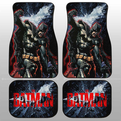 Batman Car Mats DC The Batman Movie City Sky Car Floor Mats Colorful