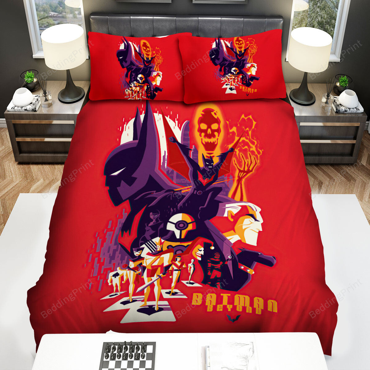 Batman Bedding Set DC Batman Beyond Animated Art Duvet Covers Red Unique Gift