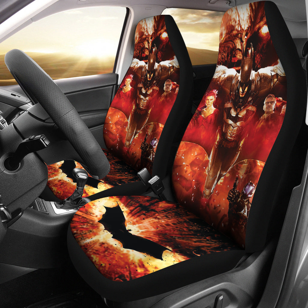 Batman Car Seat Covers Batman And Other Character Graphic Seat Covers Red