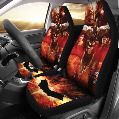 Batman Car Seat Covers Batman And Other Character Graphic Seat Covers Red