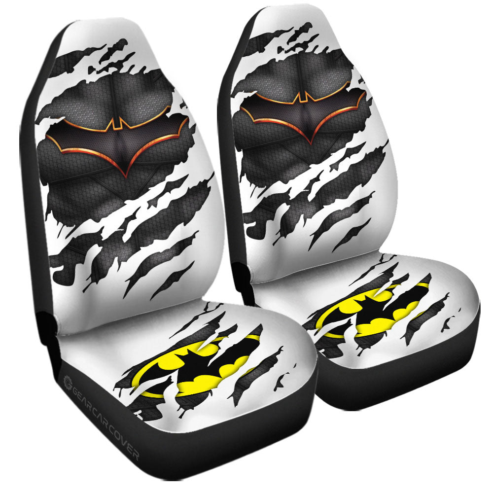 Batman Car Seat Covers Batman Uniform Inside The Layer Seat Covers Black White