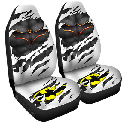 Batman Car Seat Covers Batman Uniform Inside The Layer Seat Covers Black White