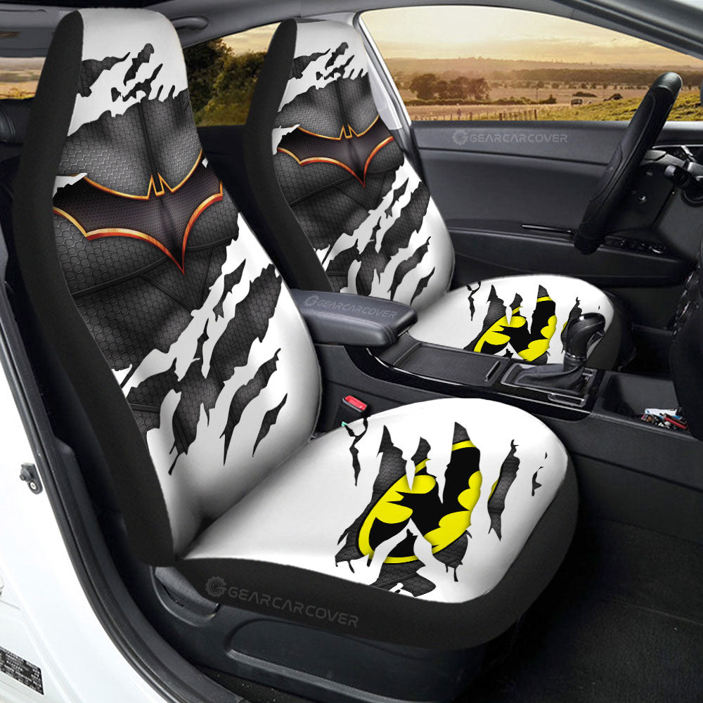 Batman Car Seat Covers Batman Uniform Inside The Layer Seat Covers Black White