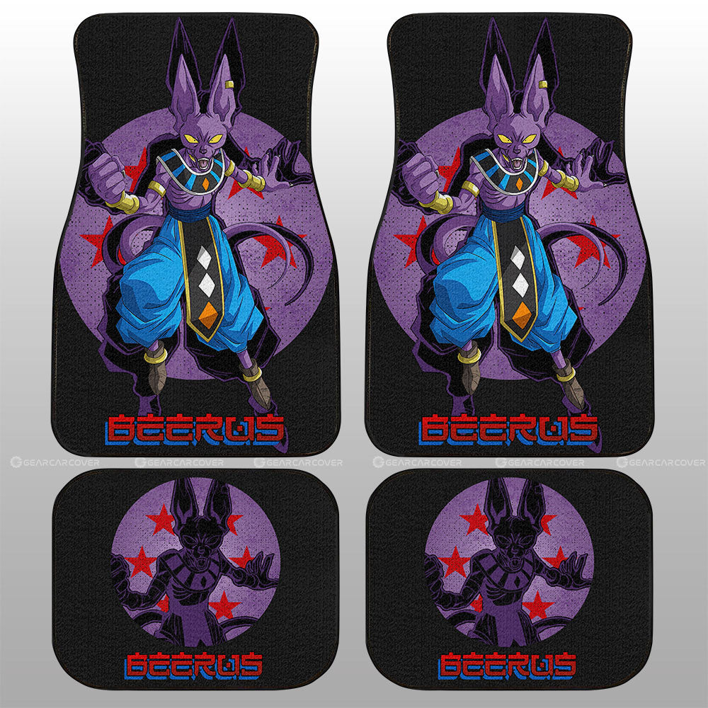 Dragon Ball Car Mats Beerus Car Floor Mats Dragon Ball Anime Car Floor Mats