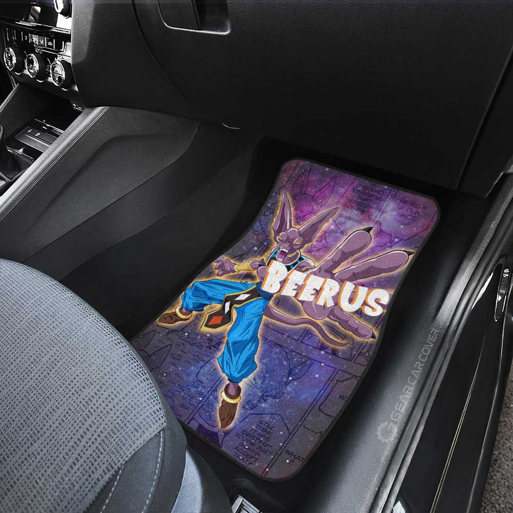 Dragon Ball Car Mats Beerus Car Floor Mats Galaxy Style Car Floor Mats